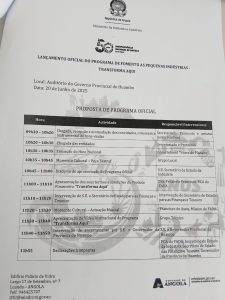 AJEA em destaque na feira de produtos e serviços no Huambo